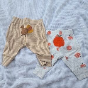 Carter's Festive Pumpkin Print Baby Pants